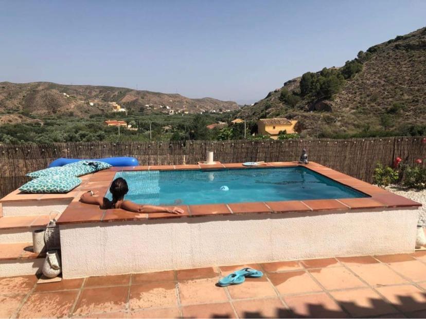 Apartamento Cortijo Perejil, A Tranquil Mountain Escape & Private Pool Oria Exterior foto